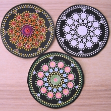 Cartes postale mandala à colorier